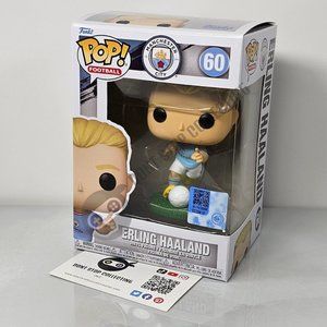 Football Manchester City Erling Haaland Funko Pop Vinyl Figure #60 FREEPROTECTOR